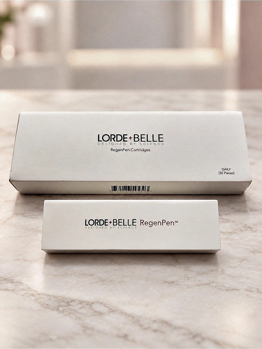 NIB Lorde + Belle RegenPen with 30 Daily Silicone Cartridges Skincare Bundle